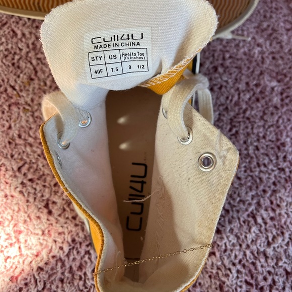 Custom “chucks” size 7.5 great condition. - Picture 2 of 3